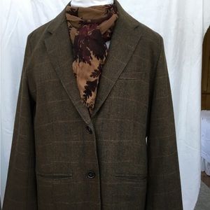Eddie Bauer Wool Blazer and Scarf